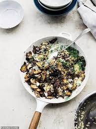 Ottolenghi S Simple Bulgur With Mushrooms And Feta Ottolenghi Recipes Yotam Ottolenghi Recipes Bulgur Recipes