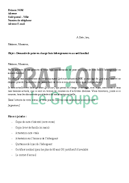 Lettre De Demande De Prise En Charge Des Frais D Hebergement En Accueil Familial Pratique Fr