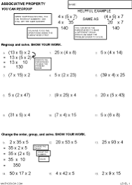 This worksheet asks your student to identify which of the. Properties Distributive Property Commutative Property Associative Property By Math Crush