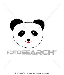Retrouvez aussi de nombreux autres dessins et coloriages sur dessin.tv! Panda Tete Dessin K9500302 Fotosearch