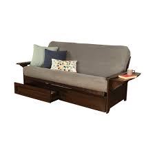 Looking for metal dining chairs with wood seat distressing tolix? Porch Den Desoto Espresso Full Size Futon Frame With Innerspring Mattress And Storage Drawers Overstock 8617286