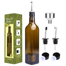 Check spelling or type a new query. Aozita 17oz Glass Olive Oil Bottle Set 500ml Dark Brown Oil And Vinegar Cruet With Pourers And Funnel Olive Oil Carafe Decanter Walmart Com Walmart Com
