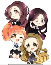 Neenachii On Twitter All Of Blackpink Girls Blackpink Jisoo Lisa Jennie Rosee Chibi Anime