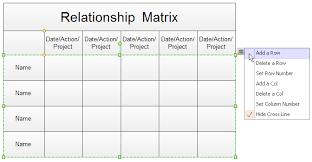 relationship matrix