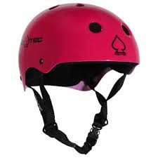 Protec Classic Cpsc Gloss Pink Skate Helmet Certified