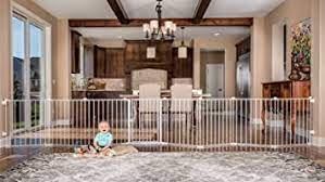 Amazon Com Regalo 192 Inch Super Wide Adjustable Baby Gate And Play Yard 4 In 1 Bonus Kit Includes 4 Pack Of Wall Mounts Baby