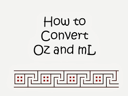 student survive 2 thrive how to convert oz to ml quick