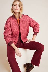 Vicenta Quilted Bomber Jacket In 2020 Quilted Bomber Bomber Jacket Women Bomber Jacket Outfit