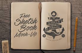 Free Sketchbook Mockup Psd Free Photoshop Mockups Psd Template Free Sketch Book