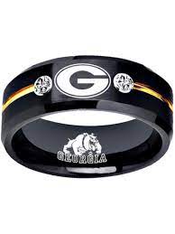 Georgia Bulldogs Logo Ring Ncaa Sec Football Jewelry Weddingring Anniversary Giftideas Green Bay Packers Logo Georgia Bulldogs Georgia Bulldogs Football
