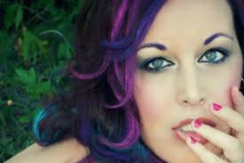 Apply the color to a handful of hair one time. How To Chalk Black Hair Sheknows
