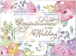 Personalize cards for free and make sure your occasion is special! Floral Wedding Congratulations Card Congrats Cards Posty Cards