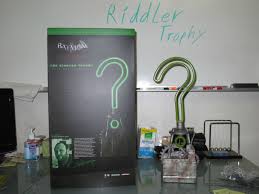 In arkham origins, the riddler trophies are replaced by enigma datapacks. Arkham City Riddler Trophies Album On Imgur