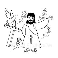 Bible coloring page illustrating that only one of the ten lepers returns to thank jesus. 30 Free Jesus Christ Coloring Pages Printable