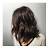 Shoulder Length Short Wavy Dark Brown Hair