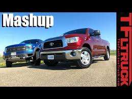 2010 toyota tundra sr5, trd supercharged, 4 door double cab, v8 5.7l, 6 speed automatic transmission, 4x4, lifted, 20 black rockstar wheels. Supercharged Toyota Tundra Vs Ford Raptor Drag Race 0 60 Mph Mpg Mashup Review Youtube