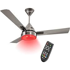 If you have a regular sized bedroom of 144 to 225 square feet, then a medium ceiling fan with a blade span of 44 to 50 inches will be a great fit. Buy Orient Electric Spectra Under Light 1200 Mm Ceiling Fan With Remote Silver Pewter Finish Online At Low Prices In India Amazon In