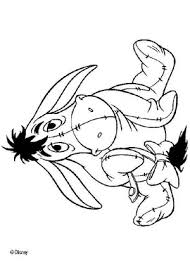 Mickey is collecting easter eggs. Eeyore Coloring Pages