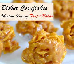 Mudah disediakan dan hanya menggunakan beberapa bahan asas sapukan dengan kuning telur di permukaan biskut dan bakar pada suhu 170 darjah celcius selama 20 minit atau sehingga kekuningan. Resepi Biskut Cornflakes Tanpa Bakar Biskut Cornflakes Mentega Kacang Cornflake Cookies Food Buttered Corn