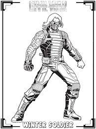 Maybe you would like to learn more about one of these? The Winter Soldier Coloring Pages Free Printable The Winter Soldier Coloring Pages