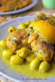 Tajine De Poulet Au Citron Confit Et Olives En 2020 Recette Recette Tajine Tajine Poulet