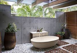 While some outdoor bathroom ideas on display here will leave you spellbound, others offer a practical and stylish way of taking the shower or bathtub outside without any major makeovers. Amazing Outdoor Bathrooms Inspiration You Will Gonna Love Plan N Design