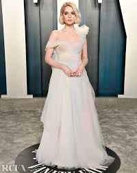 Miu Miu The 2020 Vanity Fair Oscar Party Red Carpet Fashion Awards In 2020 Vanity Fair Oscar Party Tulle Gown Pink Gowns