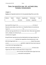 Klassenarbeit Zum Thema Menschliches Auge Farben Sehen Farbsehschwache Mit Bewertungsbogen Unterrichtsmaterial In Den Fachern Biologie Naturwissenschafte In 2020 Klassenarbeiten Menschliches Auge Augen