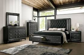The nightstands have a single drawer with an open shelf providing additional bedside storage. Demetria Bedroom Collection W Drawers Las Vegas Furniture Store Modern Home Furniture Cornerstone Furniture