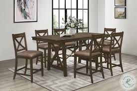 Kirke dining room table and chairs, set of 5by lexicon home. Coviar Brown 6 Piece Dining Room Set From Ashley Coleman Furniture