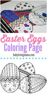 Free printable easter egg coloring pages are a fun way for kids of all ages to develop creativity, focus, motor skills and color recognition. Easter Eggs Coloring Page Free Printable Finding Zest