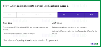 Get tips for creating a parenting plan and schedule with your ex to make sure that your kids get quality time with both parents. 60 40 Custody Schedules With Alternating Weekends Timtab