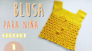 Ambas piezas se tejen separadas y se cosen en el medio, así de simple. Blusa Crochet Paso A Paso Crochet