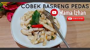 Bahan yang diperlukan garam secukupnya. Cara Membuat Cobek Basreng Cobek Basreng Recipe Mama Izhan Youtube