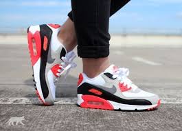 Youth Womens Nike Air Max 90 Sneakers New White Infrared 724882 100 Nike Air Shoes Nike Air Max For Women Nike Air Max 90