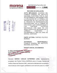 Las resoluciones que pronuncie en conflictos laborales que se susciten entre el instituto federal electoral y sus servidores. Morena Impugna Ante Tribunal Electoral La Triquinuela Del Ine Mario Delgado