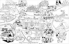 Enjoy the hustle and bustle. Cities Coloring Pages Coloring Home