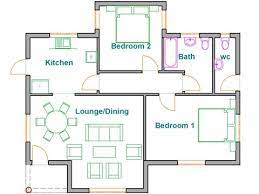 Pin By Mbangoo On Zim House1 2 Bedroom House Plans House Plans Bedroom House Plans
