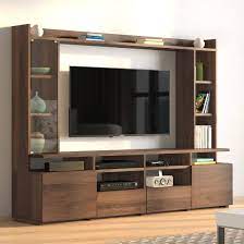Contemporary styles come and go, but a classic wood tv stand is a timeless piece of furniture. Tv Units For Home Latest Tv Cabinet Designs Urban Ladder
