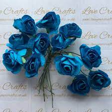 Don't buy until you read this! 20mm Paper Flowers Turquoise