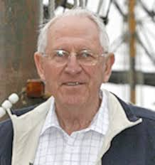 Maritime man leaving the museum helm
