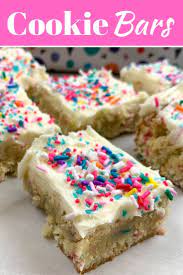 Cookie Bars Recipe Recipe Fun Desserts Cookie Bar Recipes Desserts