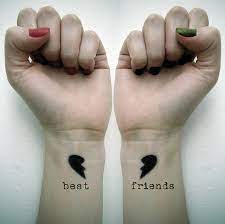 Best Friends Are Never Far Apart Wrist Tattoos Girls Best Friend Tattoos Bff Tattoos