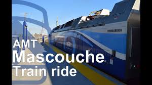For the mascouche line, three trains will bring commuters all the way to central station during the the trains will bypass the mount royal tunnel by using rail tracks belonging to cn and normally. Amt Mascouche Train Ride New Year S Eve Youtube