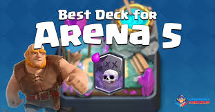 I pushed from arena five to arena seven with the mini pekka valkyrie control deck. Best Deck Arena 5 Effective Counter Cards Clash Royale Kingdom
