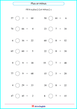 Check spelling or type a new query. Grade 1 Mixed Addition Subtraction Up To 100 Math School Worksheets For Primary And Elementary Math Education