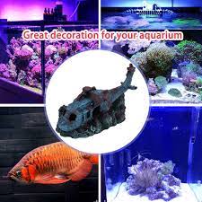 Buy Resin Wreck Helicopter Plane Damaged Battleplane Fish Tank Aquarium Ornament Cave Decoration At Affordable Prices Price 23 Usd Free Shipping Real Reviews With Photos Joom