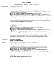 Between underlines, boldface, and italics, boldface is this applicant's best bet for the font type they're using. Senior Test Engineer Resume Samples Velvet Jobs