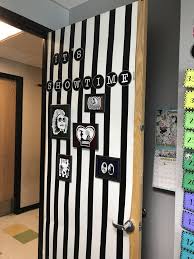 Beetlejuice Classroom Door Decor Halloween Diy Door Halloween Door Decorations Halloween Bathroom