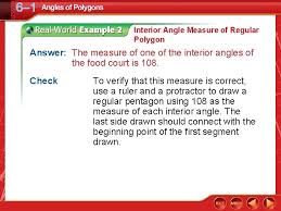 Now we will learn how to find the find the sum of interior angles of different polygons using the formula. Interior Angles Of A Regular Pentagon